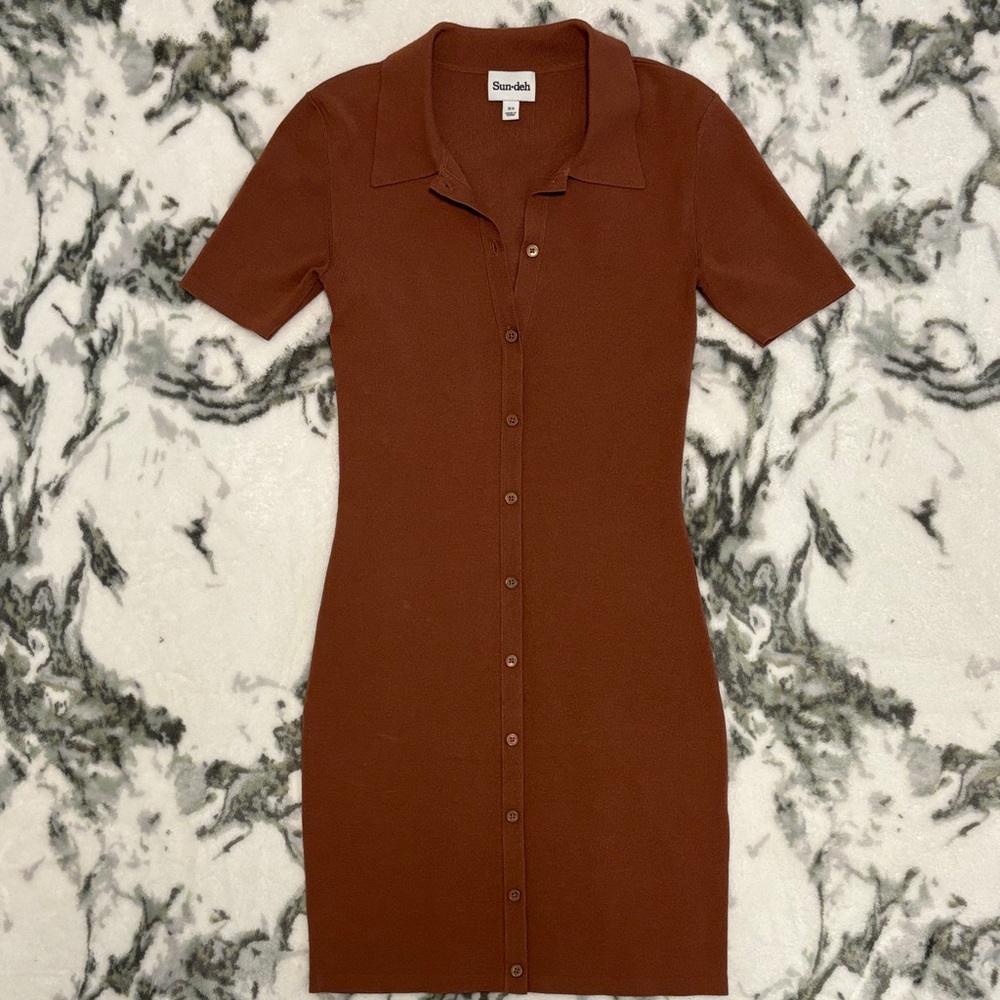 Sub-deh Button Up Dress
